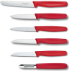Набор ножей кухон. Victorinox Standart (5.1111.6) компл.:6предм. красный подар.коробка