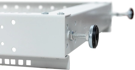 Стойка двухрамная NTSS (NTSS-2POR24U/600-1000) 24U 550ммx1000мм 600кг серый