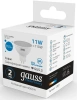 Лампа светодиодная Gauss Elementary 13531 11Вт цок.:GU5.3 софит 180B 6500K св.свеч.бел.хол. MR16 (упак.:1шт)