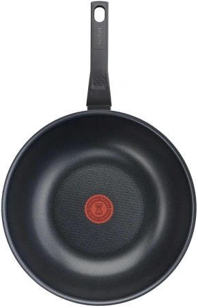 Сковорода ВОК (WOK) Tefal Easy Plus 4237628 круглая 28см ручка несъемная (без крышки) черный (9100054099)