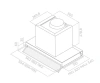 Вытяжка встраиваемая Elica Boxin IX/A/90 нержавеющая сталь управление: поворотные переключатели (1 мотор)