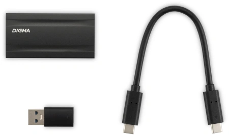 Накопитель SSD Digma USB 3.2 256GB DGSM8256G2MGG MEGA X 1.8"