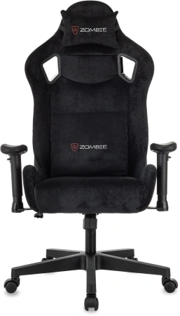 Кресло игровое Zombie Ghost Fabric черный Light-20 крестов. пластик