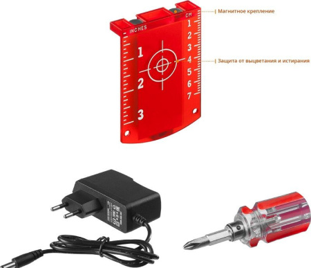Нивелир лазерн. Kraftool 34640-4 цв.луч. красный