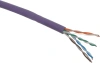 Кабель информационный ITK LC1-C5E04-126 кат.5E U/UTP 4X2X24AWG LSZH внутренний 305м фиолетовый