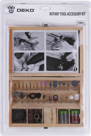 Набор насадок Deko DH100 (065-0783) (граверы) (упак.:100шт)
