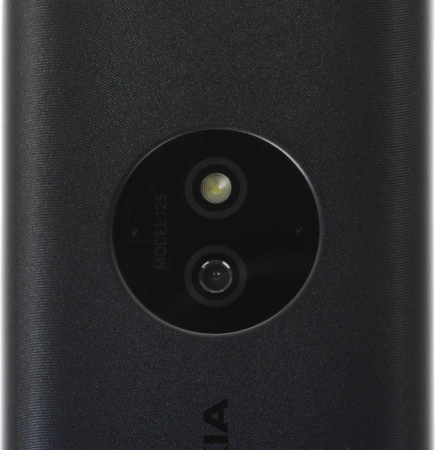 Мобильный телефон Nokia 125 Dual SIM TA-1655 черный моноблок 2Sim 2" 126x160 Series 30+ 0.3Mpix GSM900/1800 Protect MP3 FM microSD max32Gb
