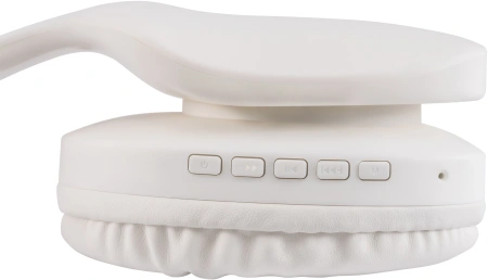 Гарнитура накладные Hyundai H-HP104 белый беспроводные bluetooth оголовье (HHP104W)