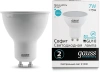 Лампа светодиодная Gauss 7Вт цок.:GU10 рефлек. 220B 4100K св.свеч.бел.нейт. MR16 (упак.:1шт) (13627)