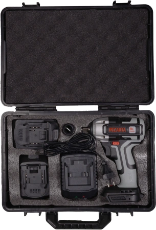 Гайковерт Ресанта АГ-300/20Li аккум. патрон:квад.1/2" (кейс в комплекте) (75/24/3)