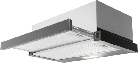 Вытяжка встраиваемая Hyundai HBH 6230 BK черный управление: кулисные переключатели (1 мотор)