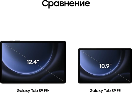 Планшет Samsung Galaxy Tab S9 FE+ BSM-X616B 1380 8C/8Gb/128Gb 12.4" TFT 2560x1600/4G/5G/And13/графит