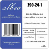 Бумага Albeo Z90-24-1 24"(A1) 610мм-45.7м/90г/м2/белый для струйной печати