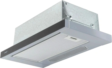 Вытяжка встраиваемая Jet Air Orion LX/GR/F/60/VT серый/стекло черное управление: кнопочное (1 мотор)