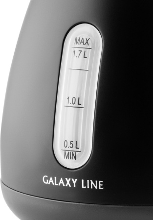 Чайник Galaxy Line GL 0343 1.7л. 2200Вт черный (металл/пластик)