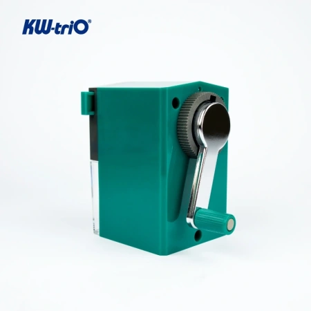 Точилка для карандашей механическая Kw-Trio 305grn 1 отверстие пластик зеленый