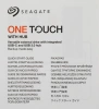 Жесткий диск Seagate USB 3.0 18Tb STLC18000402 One Touch Hub 3.5" черный USB 3.0 type C
