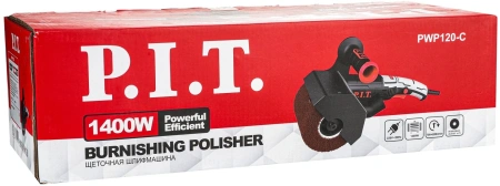 Углошлифовальная машина P.I.T. PWP120-C 1400Вт 4200об/мин рез.шпин.:M14 d=120мм
