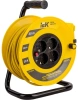 Сетевой удлинитель IEK Industrial 10м (4 розетки) черный/желтый (пакет ПЭ)