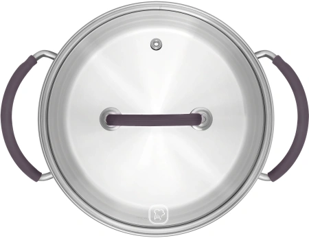 Кастрюля Rondell Akzent RDS-1389 5.1л. d=24см (с крышкой) стальной