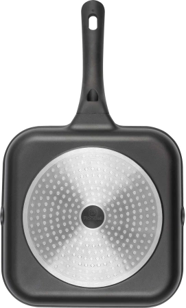 Сковорода-гриль Rondell Weiser RDA-1554 квадратная 28см покрытие: Xylan Plus ручка несъемная (без крышки) черный