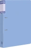 Папка на 2-х D-кольцах Бюрократ Gems GEM0812/2RAZURE A4 пластик 0.7мм кор.32мм торц.карм с бум. встав голубой топаз