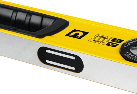 Уровень Stayer 3480-060 пузырьковый 3глаз. магнит. желтый