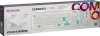 Клавиатура + мышь Defender Cerrato C-978 клав:белый мышь:белый/голубой USB беспроводная Multimedia (45978)