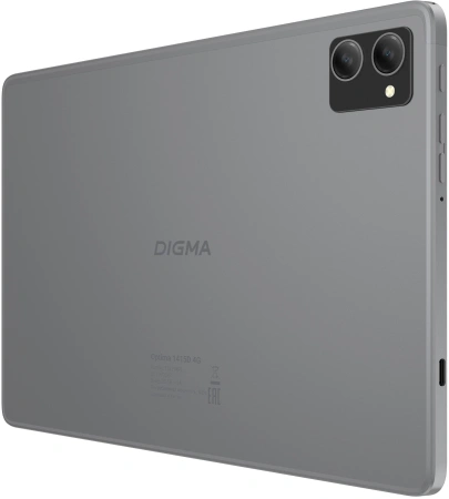 Планшет Digma Optima 1415D 4G T606 8C/4Gb/64Gb 10.1" IPS 1920x1200/3G/4G/And13/темно-серый/BT/GPS/8M