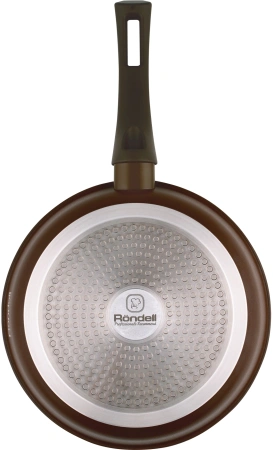 Сковорода Rondell Bruno RDA-1692 круглая 26см покрытие: Xylan Plus ручка несъемная (без крышки) коричневый