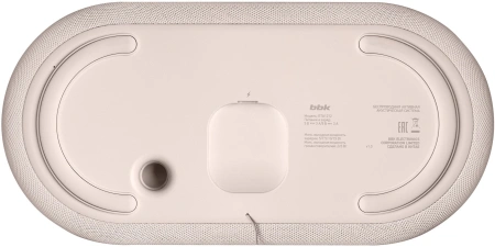 Колонка порт. BBK BTA1212 бежевый 10W 2.0 BT 10м 1800mAh (BTA1212 (BG))