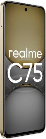 Смартфон Realme RMX3941 C75 128Gb 8Gb золотой моноблок 3G 4G 2Sim 6.72" 1080x2400 Android 14 50Mpix 802.11 a/b/g/n/ac NFC GPS GSM900/1800 GSM1900 TouchSc microSD