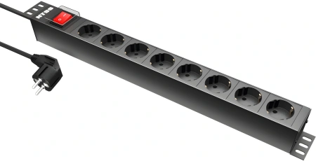Блок распределения питания NTSS (NTSS-PDU-DA2032) гор.размещ. 8x базовые 16A Schuko 1.8м