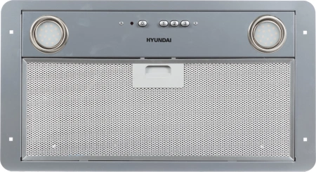 Вытяжка встраиваемая Hyundai HBB 6035 IX серебристый управление: кнопочное (1 мотор)