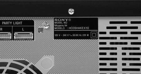 Минисистема Sony Shake-X10 черный 1200Вт/CD/CDRW/DVD/DVDRW/FM/USB/BT