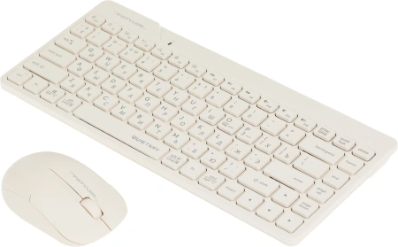 Клавиатура + мышь A4Tech Fstyler FG2200 Air2 клав:бежевый мышь:бежевый USB беспроводная slim (FG2200