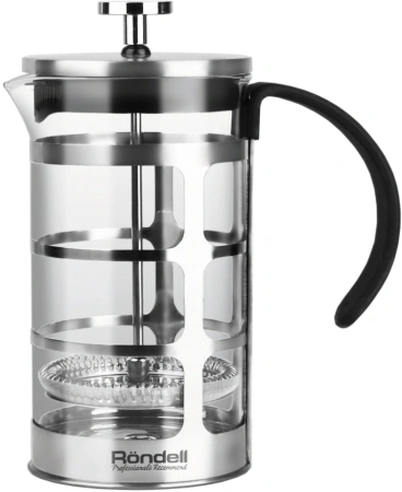Френч-пресс Rondell Bond RDS-708 0.6л стальной/черный