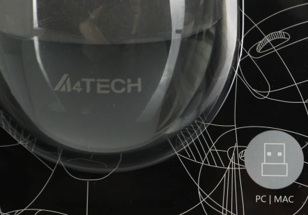 Мышь A4Tech Fstyler FG10 черный/серый оптическая (2000dpi) беспроводная USB (4but)