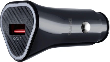 Автомобильное зар./устр. Buro BUCL1 18W 3A (QC) USB-A универсальное черный (BUCL18P100BK)