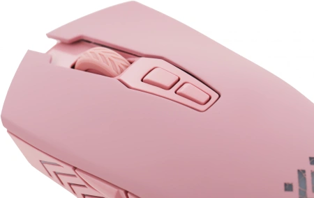Мышь Defender Pandora GM-502 розовый оптическая 3200dpi silent беспров. USB 6but (52501)
