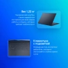 Ноутбук Asus Zenbook 14 OLED UX3405MA-QD986 Core Ultra 5 125H 16Gb SSD512Gb Intel Arc 14" OLED FHD+ (1920x1200) noOS blue WiFi BT Cam Bag (90NB11R1-M01SL0)