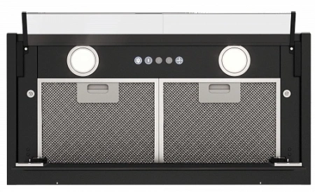 Вытяжка встраиваемая Elikor 60П-1000 черный управление: кнопочное (1 мотор)