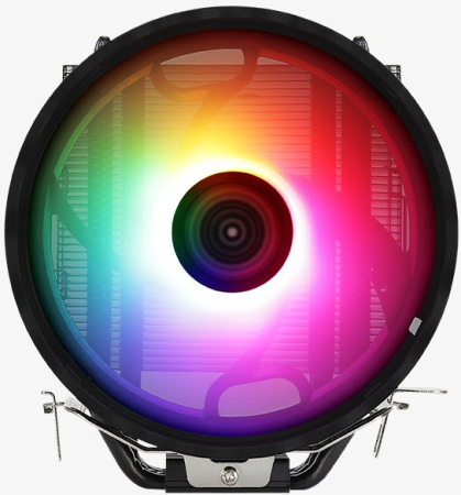 Устройство охлаждения(кулер) Aerocool Rave 4 ARGB Soc-AM5/AM4/1151/1200/1700 4-pin 18-27dB Al+Cu 130