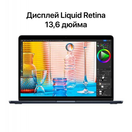 Ноутбук Apple MacBook Air A2681 M2 8 core/8Gb/SSD256Gb/8 core GPU/13.6"/IPS/Mac OS/midnight
