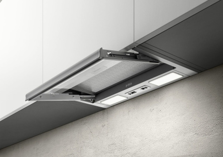 Вытяжка встраиваемая Elica Ciak 2.0 GR/A/60 нержавеющая сталь управление: ползунковое (1 мотор)