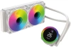 Система водяного охлаждения Bloody BD-LC240ARGB2 ARGB Soc-AM5/AM4/1200/1700/1851 белый 4-pin 22-35dB Al+Cu LCD 260W 1100gr Ret (BD-LC240ARGB2-WH)