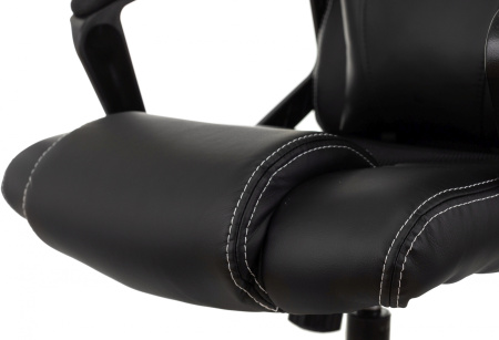 Кресло игровое Zombie Arena черный эко.кожа/ткань крестов. пластик