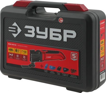 Многофункциональный инструмент Зубр МФИ-400 КН 400Вт красный/черный
