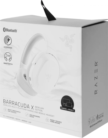 Гарнитура мониторные Razer Barracuda X 1.5м белый беспроводные bluetooth (RZ04-04430200-R3M1)