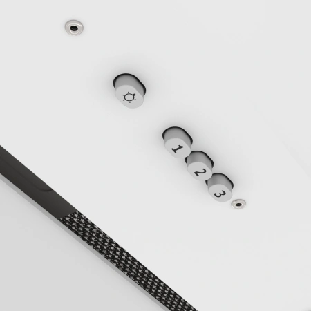 Вытяжка встраиваемая Elikor Cube 60П-1000 белый управление: кнопочное